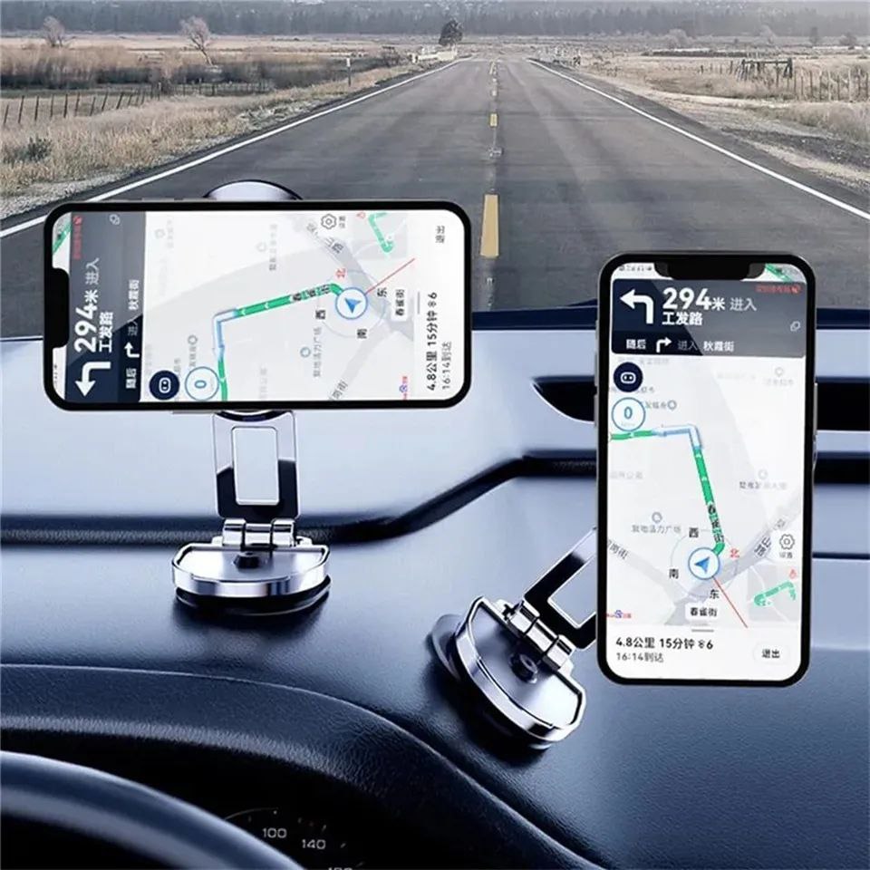 Support de Téléphone Magnétique Puissant Rotation à 360°