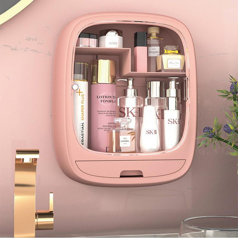 Étagère Murale Cosmétique  : Organisation Chic pour Votre Salle de Bain