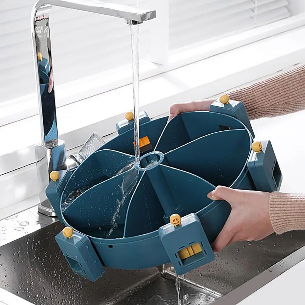 Distributeur mural rotatif 6 compartiments pour aliments secs.