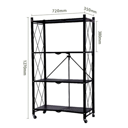 Étagère Pliable à 4 Niveaux pour un Rangement Optimal et Polyvalent