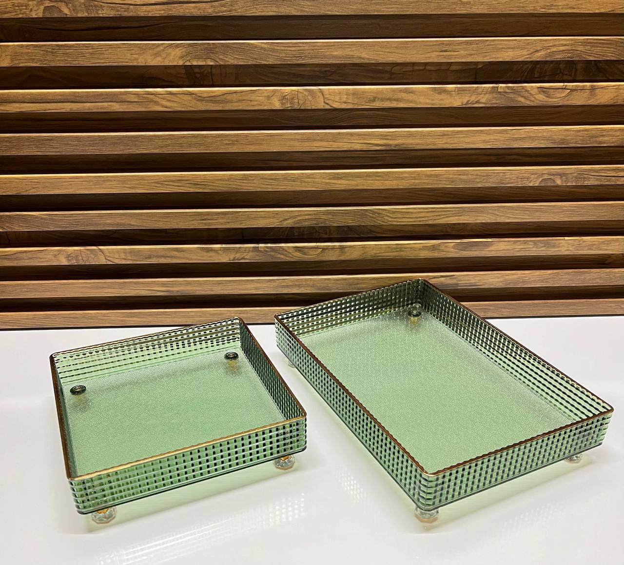 Plateau de Service Élégant en Luxe